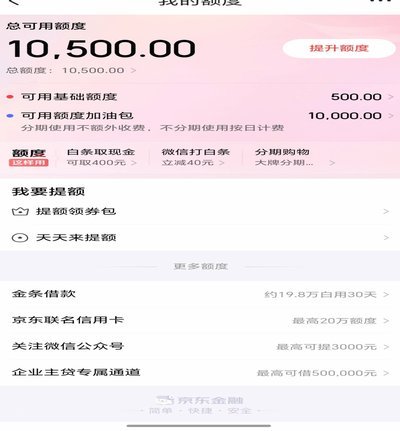 白条取出额度商家